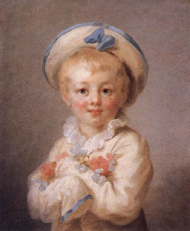 Jean Honore Fragonard A Boy as Pierrot Spain oil painting art